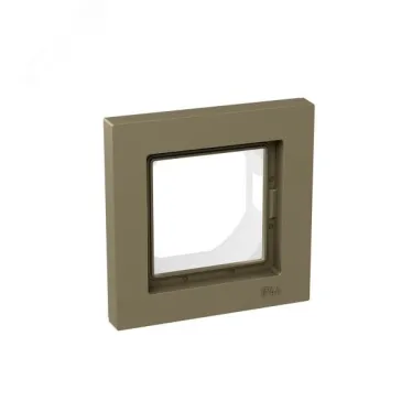 Рамка 1-местная IP44 шамп. пластик Эпика EKF