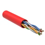 Витая пара U/UTP кат 5E 4х2х24AWG solid LSZH 305м красный