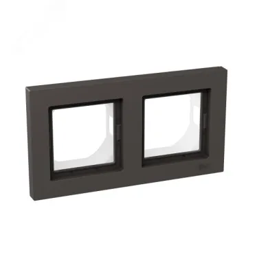 Рамка 2-местная IP44 мокко. пластик Эпика EKF