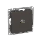 Механизм розетки RJ45 (cat5) мокко Эпика EKF