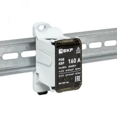 Клеммный блок распределительный КБР 160A EKF