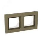 Рамка 2-местная IP44 шамп. пластик Эпика EKF