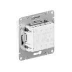 Механизм выключателя. двухклавишный. перекрёстный. кремовый Эпика EKF