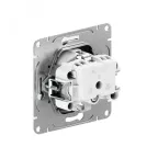 Механизм розетки 16А с заземлением без шторок мокко Эпика EKF