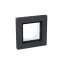 Рамка 1-местная IP44 графит. пластик Эпика EKF