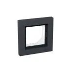 Рамка 1-местная IP44 графит. пластик Эпика EKF