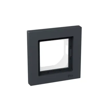 Рамка 1-местная IP44 графит. пластик Эпика EKF