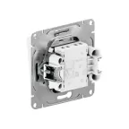 Механизм выключателя. двухклавишный. кнопочный. шампань Эпика EKF