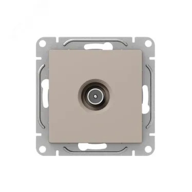 Механизм розетки TV оконечная кремовый Эпика EKF