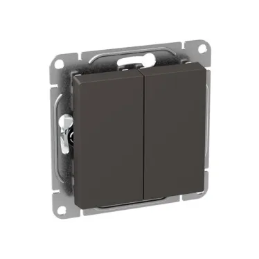 Механизм выключателя. двухклавишный. перекрёстный. мокко Эпика EKF