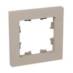 Рамка 1-местная крем. пластик Эпика EKF