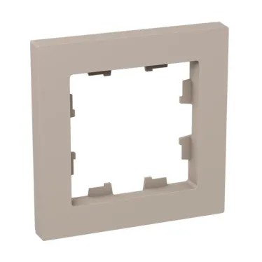 Рамка 1-местная крем. пластик Эпика EKF