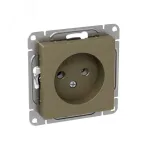 Механизм розетки 16А без заземления без шторок шампань Эпика EKF