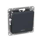 Механизм выключателя. одноклавишный. с подсветкой. графит Эпика EKF