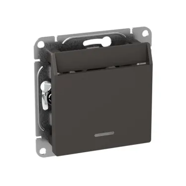 Механизм выключателя. карточный. с подсветкой. мокко Эпика EKF