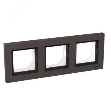Рамка 3-местная IP44 мокко. пластик Эпика EKF