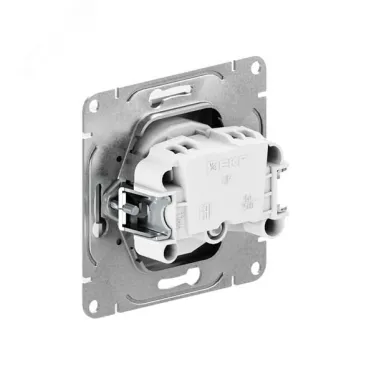 Механизм розетки 16А без заземления без шторок шампань Эпика EKF