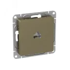 Механизм розетки RJ45 (cat5) шампань Эпика EKF