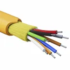                  Кабель волоконно-оптический, распределительный, арамидные упрочняющие нити, для внутренней прокладки, нг(A)-HFLTx, 8 ОВ, категорияOM2 (G.651.1) плотный буфер, 0,4 кН, барабан 500 м
               