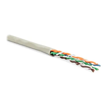 Витая пара U/UTP кат 5e 4 пары AWG24 patch IN PVC серый 100м