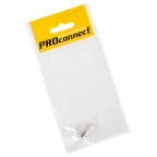Разъем антенный на кабель, штекер F для кабеля RG-6 PROconnect