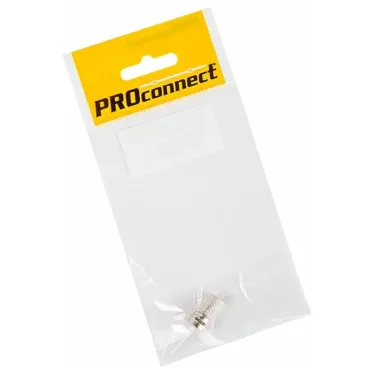 Разъем антенный на кабель, штекер F для кабеля RG-6 PROconnect