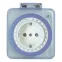 Розетка с таймером (суточная) механическая IP44 16А 3500W Feron