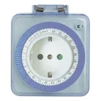                  Розетка с таймером (суточная) механическая IP44 16А 3500W Feron
               