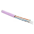 Витая пара U/UTP кат 6 4 пары AWG23 solid IN LSZH нг(А)-HF розовый 305м