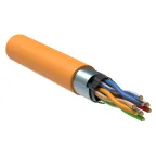                  Витая пара F/UTP кат 5E 4x2х24AWG solid LSZH 305м оранжевый
               