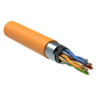 Витая пара F/UTP кат 5E 4x2х24AWG solid LSZH 305м оранжевый