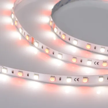 Лента светодиодная 14,4Вт/м 24В RGBW-Day IP20 60LED/м RT-B60-10mm SMD 5060 5м, открытый