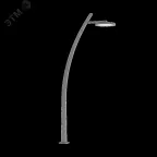                  Опора стальная наружного освещения Arcus 8м горячее цинкование серый RAL7045 декоративный шов
               