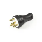 Вилка в резиновом корпусе, 3 x 25A, стандарт CEE NORM