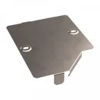                  Крышка переходника левого Стандарт INOX (AISI 409) 200х150
               