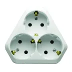 Разветвитель 4 гнезда с заземлением