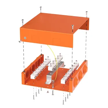 Коробка металлическая огнестойкая 70-0391-FR2.5-38 Е15-Е120 200х200х50