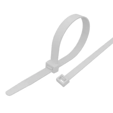 Стяжка нейлоновая 150x3.6 мм белая (100 шт)