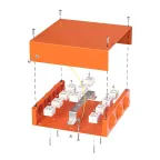 Коробка металлическая огнестойкая 70-0391-FR10.0-22 Е15-Е120 200х200х50