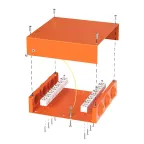 Коробка металлическая огнестойкая 70-0391-FR6.0-28 Е15-Е120 200х200х50