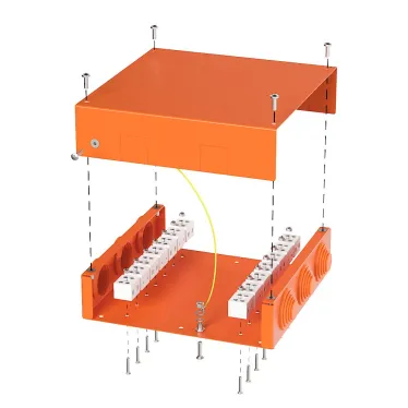 Коробка металлическая огнестойкая 70-0391-FR6.0-28 Е15-Е120 200х200х50