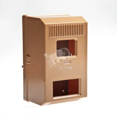 Корпус щитка квартирного для индукционного счетчика коричневый IP30