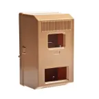 Корпус щитка квартирного для электронного счетчика коричневый IP30