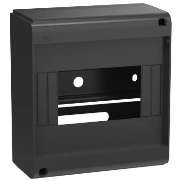 Корпус пластиковый КМПн-6 IP20 без двери черный UNION Mini