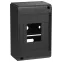 Корпус пластиковый КМПн-4 IP20 без двери черный UNION Mini