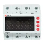 Трехфазное реле напряжения и тока с дисп. MRVA 63A