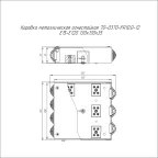 Коробка металлическая огнестойкая 70-0370-FR10.0-12 Е15-Е120 130х130х35