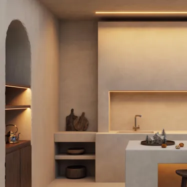 Профиль LINE-D-1111-2000 SQUARE ANOD, алюминий