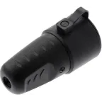 Розетка переносная с заглушкой каучук am-k02 2р+ре 16а 220в ip44