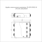 Коробка металлическая огнестойкая 70-0391-FR10.0-16 Е15-Е120 200х200х50